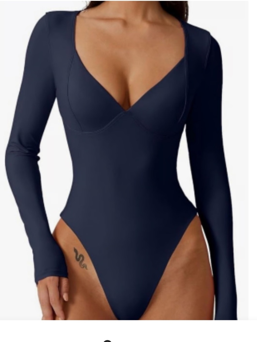 Qinsen Ling sleeve bodysuit. NWT. Retail 50
